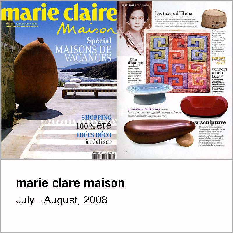marie clare maison, 2008